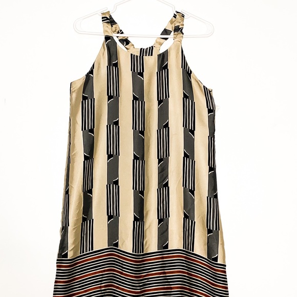 Silk golden dress - Picture 1 of 3